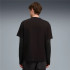 Camiseta Puma Maximal Metallic Relaxed Tee Homem Preto
