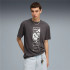 T-shirt Puma Maximal Metallic Relalxed Homme Gris Pâle