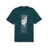 Camiseta Puma Maximal Metallic Relaxd Hombre Verde Terrain