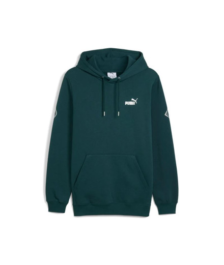 Sudadera Puma Maximal Metallic Hombre Verde Terrain