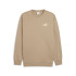 Moletom Puma Maximal Metallic Relaxed Homem Ice Coffee