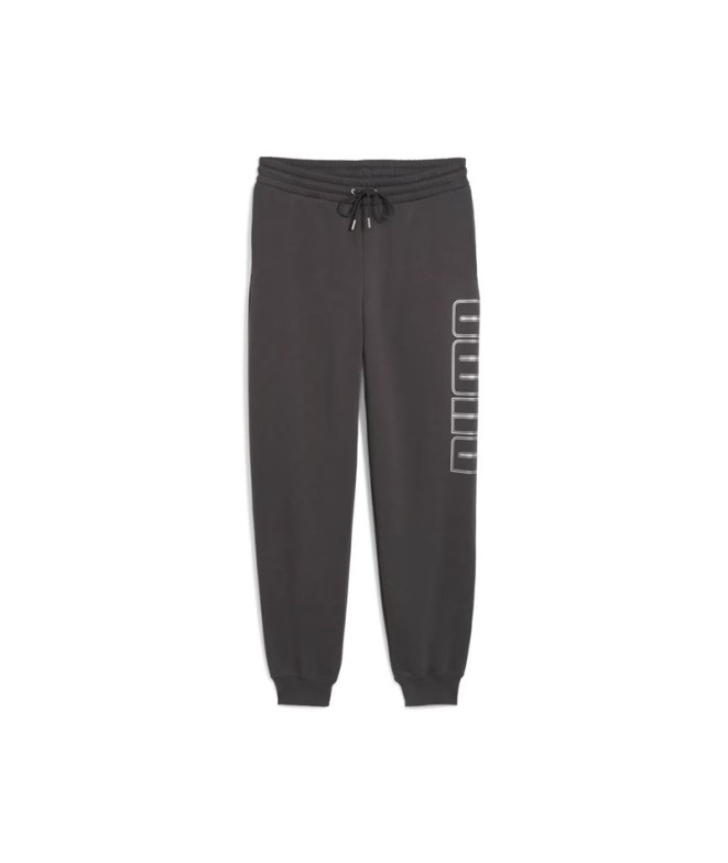 Sudadera Puma Maximal Metallic Swe Hombre Dusky Gris