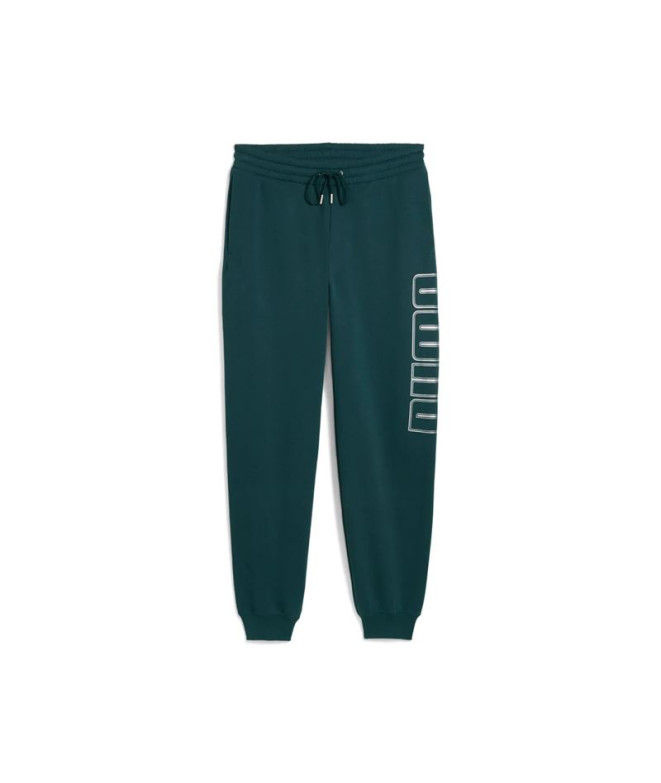 Sudadera Puma Maximal Metallic Swe Hombre Verde Terrain
