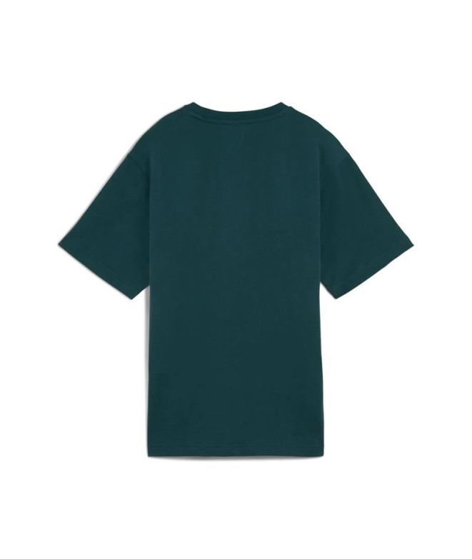 Camiseta Puma Maximal Metallic Relaxed Mulher...