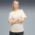 Camiseta Puma Maximal Metallic Relaxed Mulher Bege