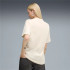 Camiseta Puma Maximal Metallic Relaxed Mulher Bege
