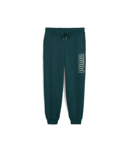 Calça Puma Maximal Metallic Sweatpants Verde Terrain