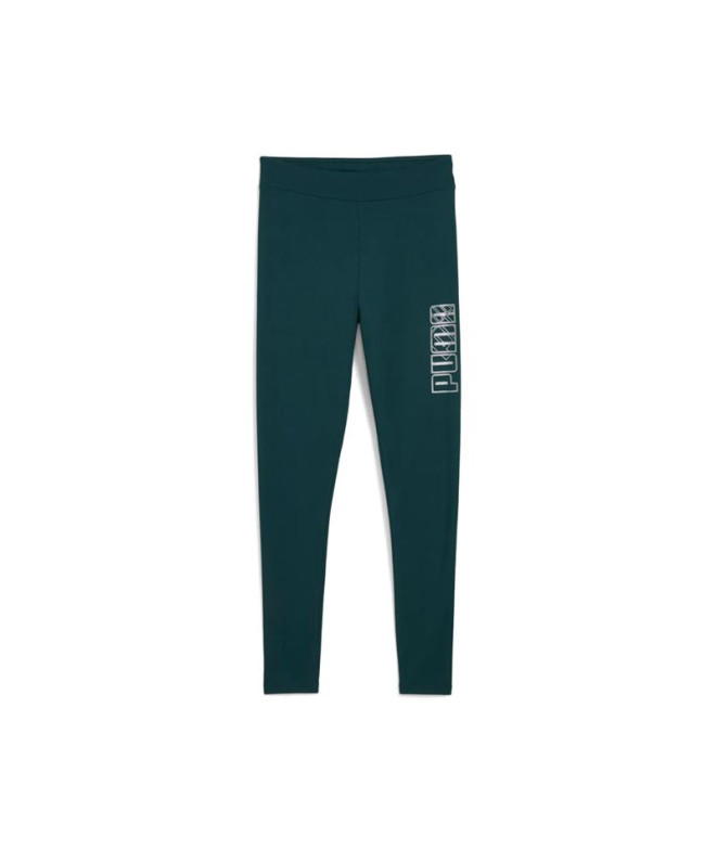 Mallas Puma Maximal Metallic Leggins Mujer Verde Terrain