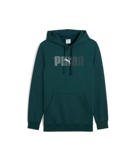 Moletom Puma Essentials Logo Lab die, Green Terrain, Homem Moletom Puma Essentials Logo Lab die, Green Terrain, Homem