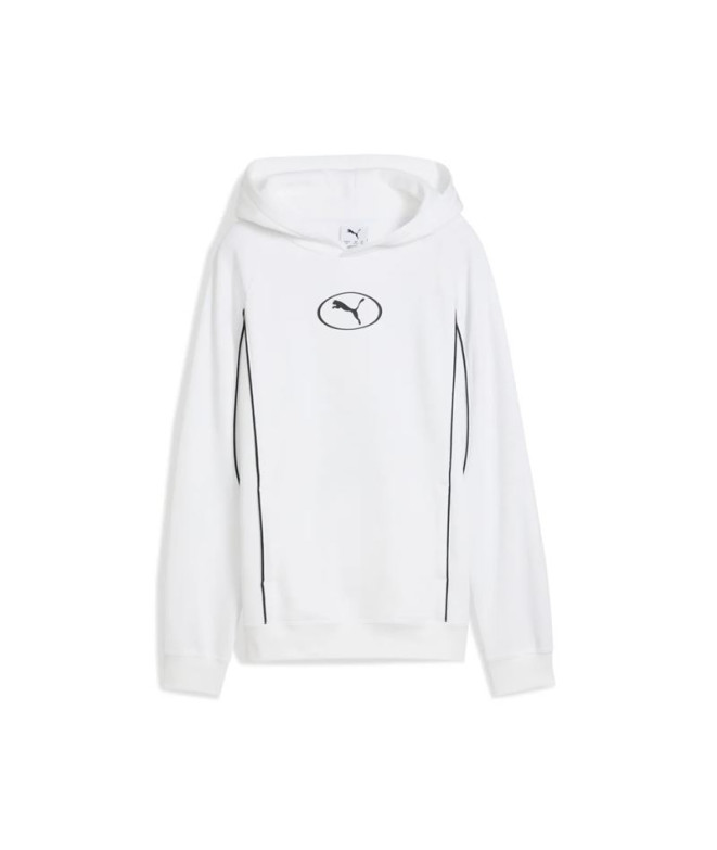 Sudadera Puma Sport Fl Infantil Blanco