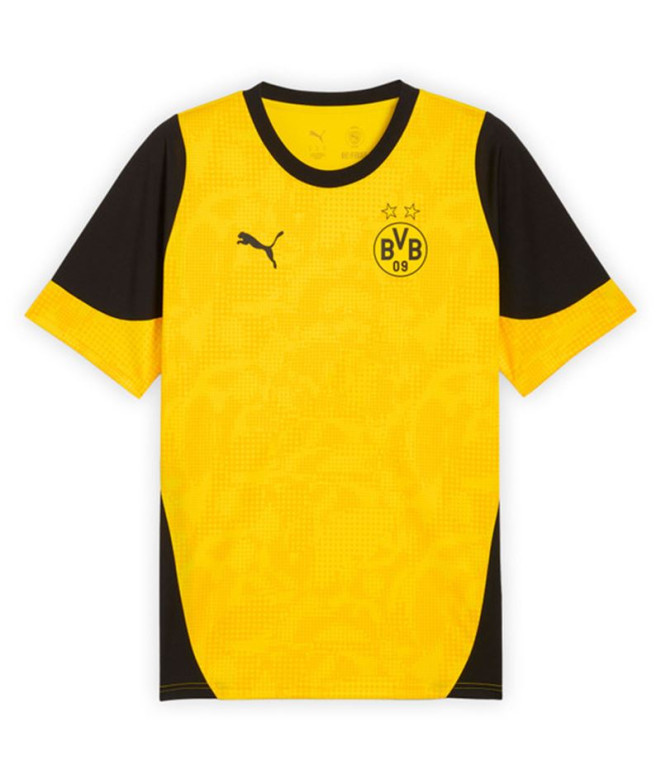 Camiseta de Futebol Puma Borrusia Dortmund Treino Mais Rápido Amarelo P Homem