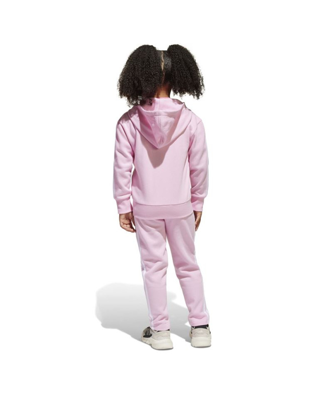 Chandal adidas Lk 3 Bandas Tib Flecce Enfant Rose