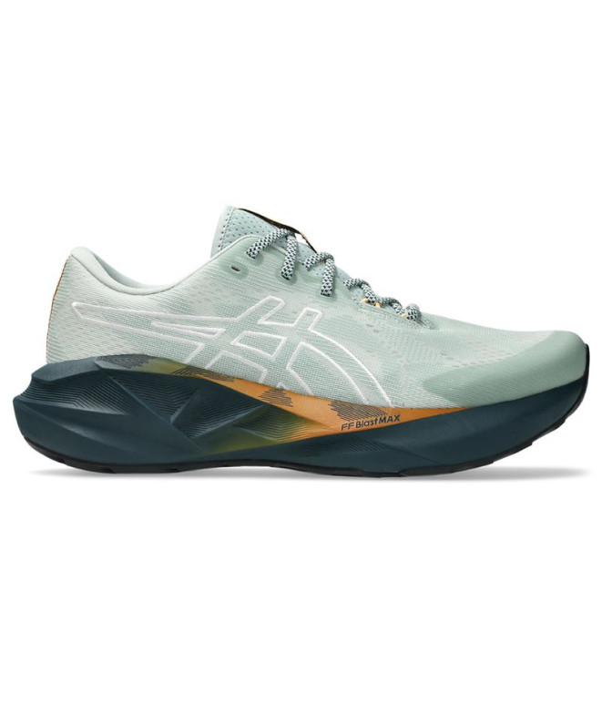 Zapatillas de Running ASICS Novablast 5 Tr Hombre Verde/Gris