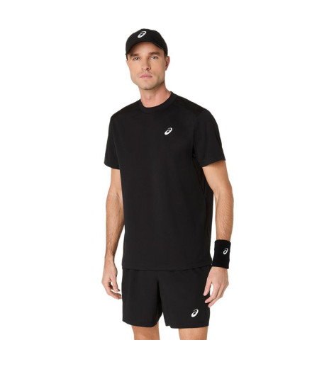 Camiseta de Tênis ASICS Court Ss Top Homem Preto