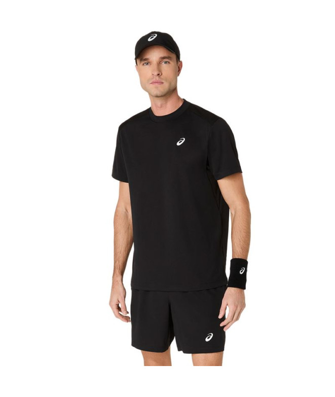 Camiseta de Tênis ASICS Court Ss Top Homem Preto
