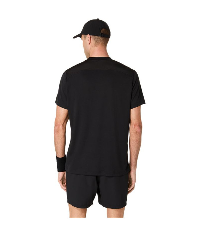 T-shirt de Tennis ASICS Court Ss Haut Homme Noir