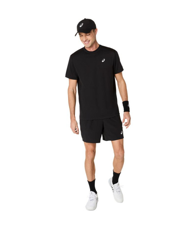 T-shirt de Tennis ASICS Court Ss Haut Homme Noir