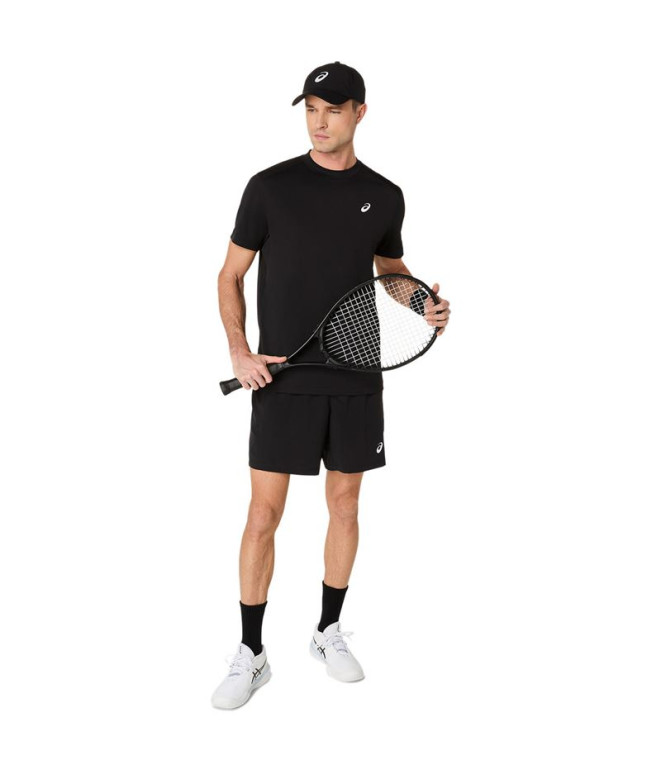 T-shirt de Tennis ASICS Court Ss Haut Homme Noir