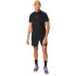 Camiseta de Pádel ASICS Padel Court Ss Top Homem Preto/Azul Cobalto