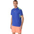 Camiseta de Pádel ASICS Padel Court Ss Top Homem Azul Cobalto/Verde