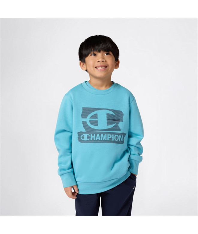 Sweat Champion Graphic Shop Enfant Bleu