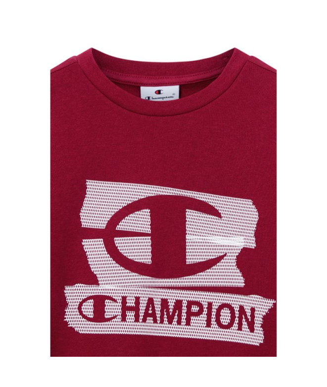 Sudadera Champion Graphic Shop Niño Granate