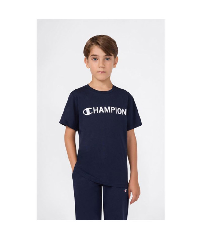 Camiseta Champion Graphic Shop Menino Azul marinho