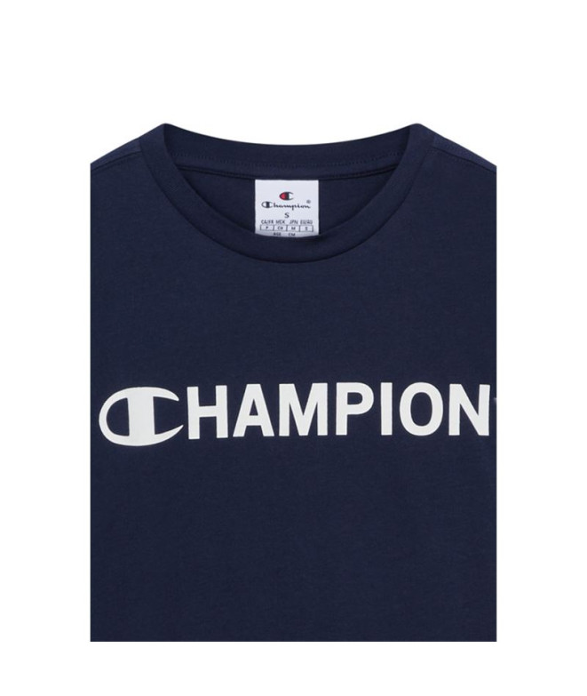Camiseta Champion Graphic Shop Niño Azul marino