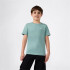 T-shirt Champion Icons Contrast Enfant Turquoise