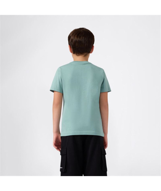 Camiseta Champion Icons Contrast Menino Turquesa