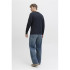 Camiseta Jack and Jones Jjhayato Ls Crew Homem Sky Captain