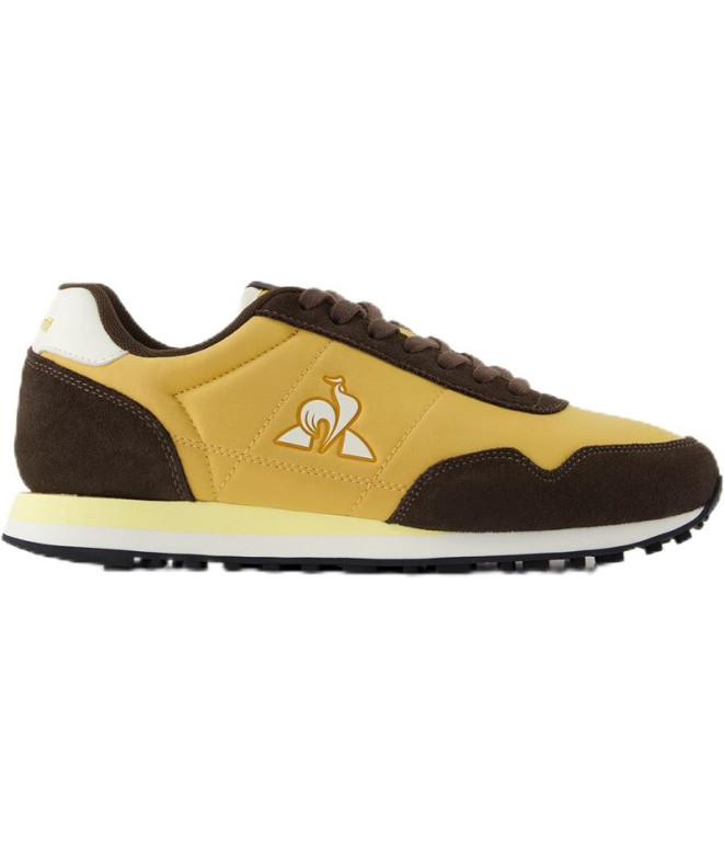 Sapatilhas Le coq Sportif Astra_2 Spruce Homem Amarelo/Marrão