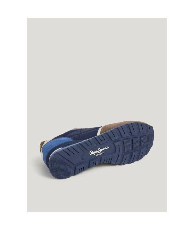 Zapatillas Pepe Jeans Brit Prints Hombre Marrón