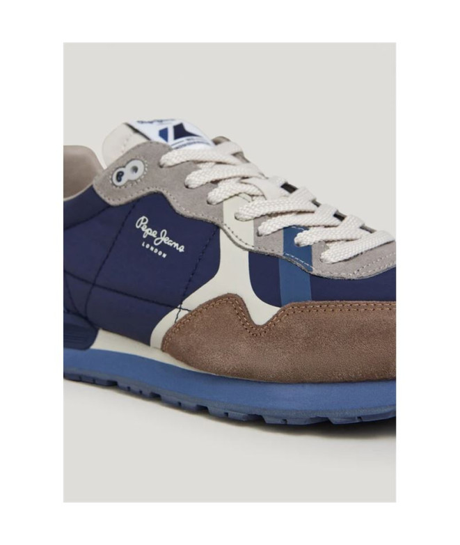 Zapatillas Pepe Jeans Brit Prints Hombre Marrón