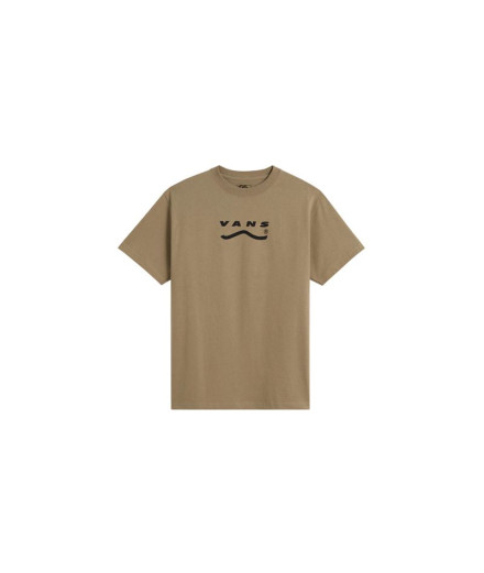 Camiseta Vans Determined Ss Bay Marrón/Negro Hombre