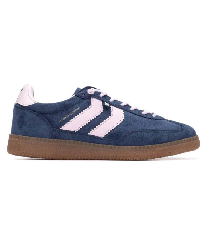 Sapatilhas XTI Mulher Antelina Azul Marinho