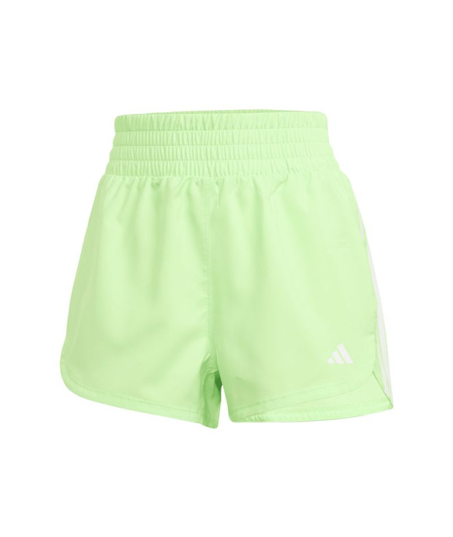 Pantalón de Fitness adidas Pacer Wvn High Mujer Amarillo/Blanco