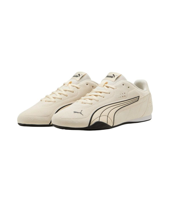 Chaussures Puma Catch Sd Beige- Noir