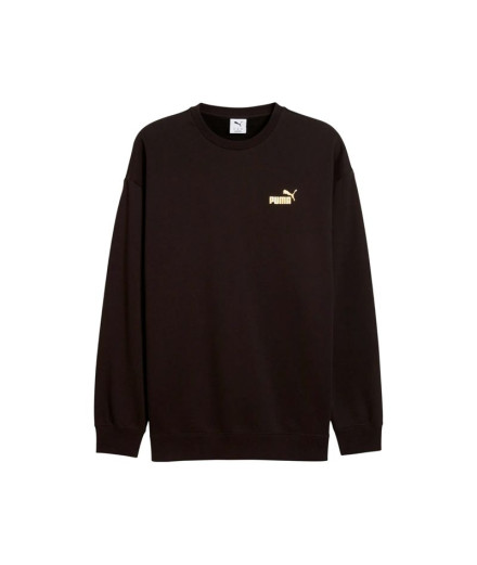 Sudadera Puma Maximal Metallic Relaxed Negro Sudadera Puma Maximal Metallic Relaxed Negro