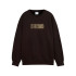 Sweat Puma Maximal Metallic Oversized Crew FL Femme Noir