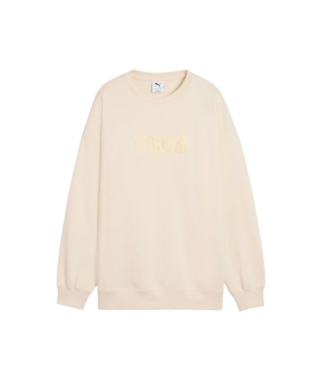 Moletom Puma Maximal Metallic versized Crew FL...