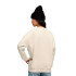 Sweat Puma Maximal Metallic oversize Crew FL Femme Beige