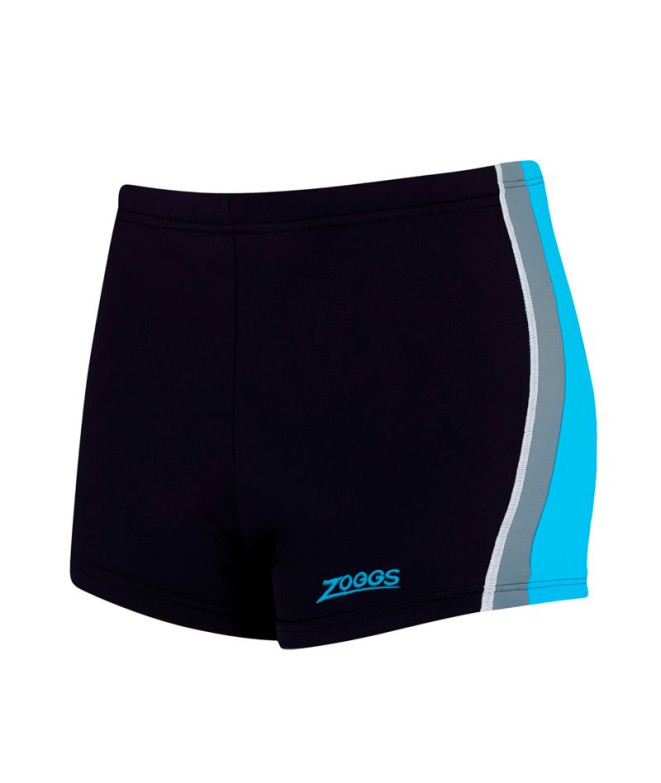 Fato de banho de Natação Zoggs Toronto Hip Racer 21 Menino Preto/Turquesa