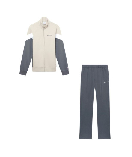 Chándal Champion Sweatsuits Hombre Beige/Gris