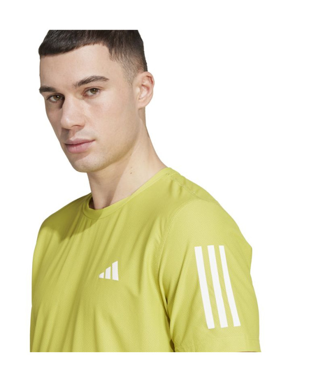 Camiseta de Running adidas Otr B Homem Lima