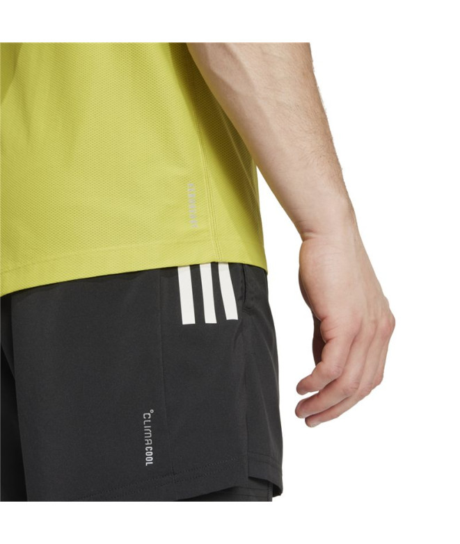 Camiseta de Running adidas Otr B Homem Lima