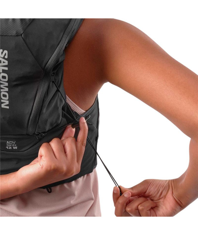 Gilet de Trail Salomon Adv Skin 12 Femme Noir