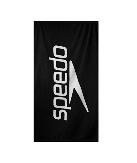 Toalha de Natação Speedo Logo Toalha Preto/Branco