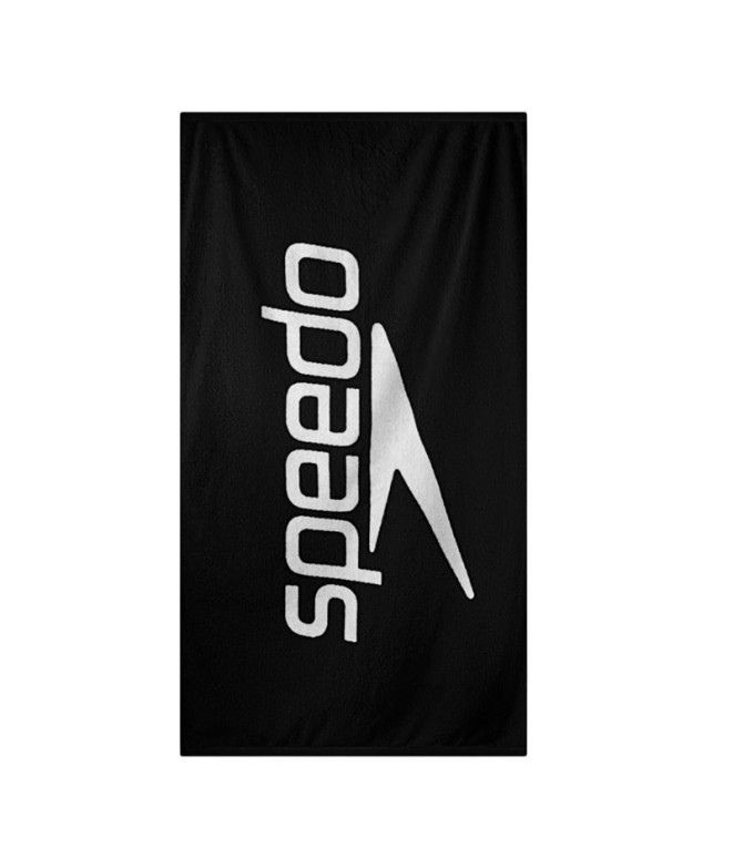 Toalla de Natación Speedo Logo Towel Negro/Blanco