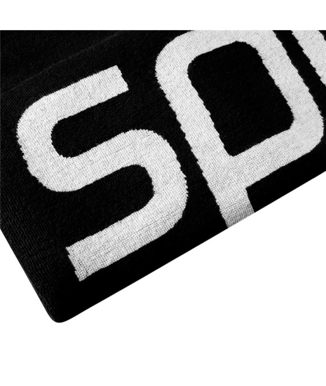 Toalha de Natação Speedo Logo Toalha Preto/Branco